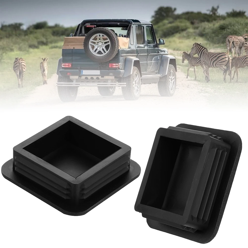 Class III IV 2inch Black Trailer Hitch Cover Plug Receiver Cover Cap