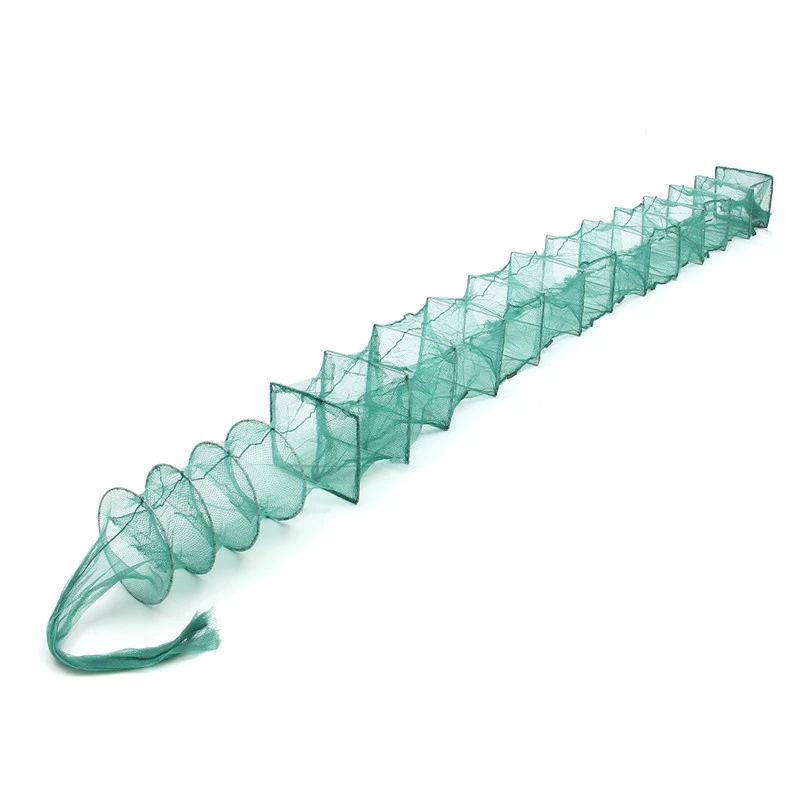 

Bobing 3.6m/5m 17/19Sections 13/10Imports Fishing Net Foldable Nylon Fishing Tackle Crab Lobster Shrimp Eel Trap Cage Accessory