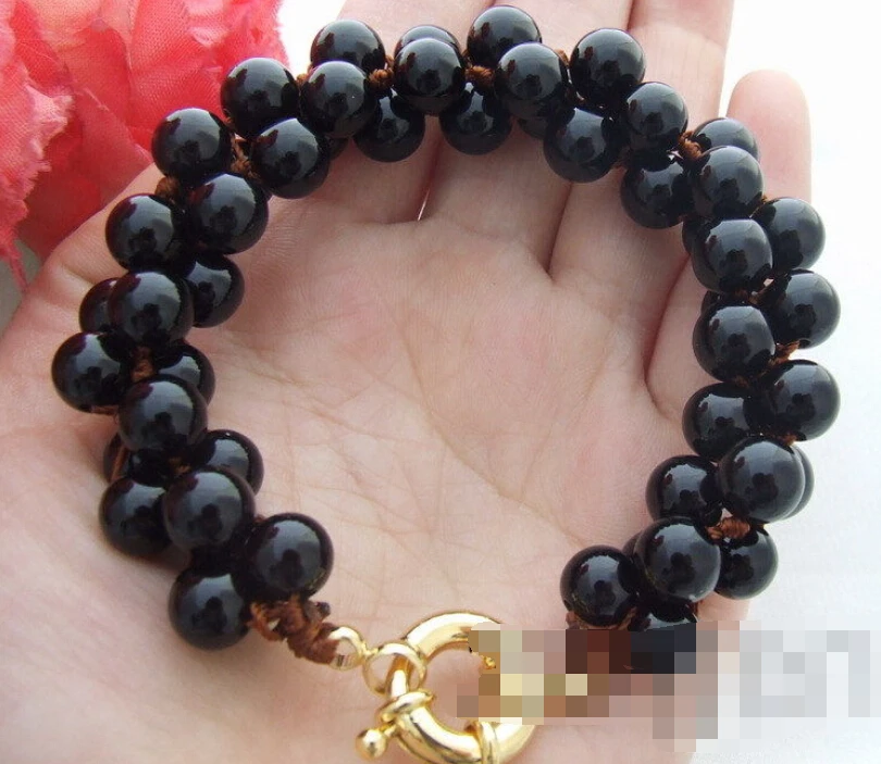 

0595 Round Onyx Bracelet