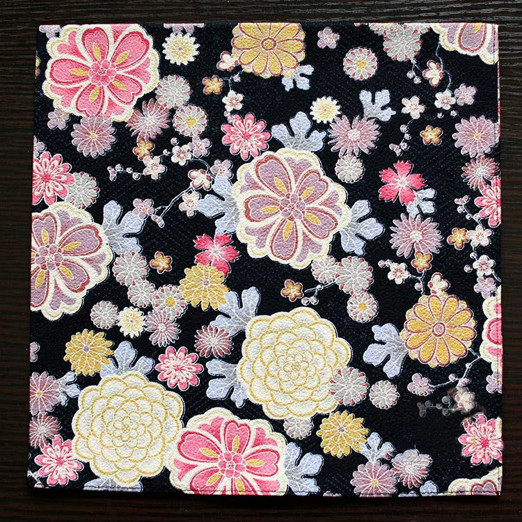 Высококачественные японские хлопчатобумажные носовые платки, 53 см* 53 см большой ромашка узор Карманный квадратный