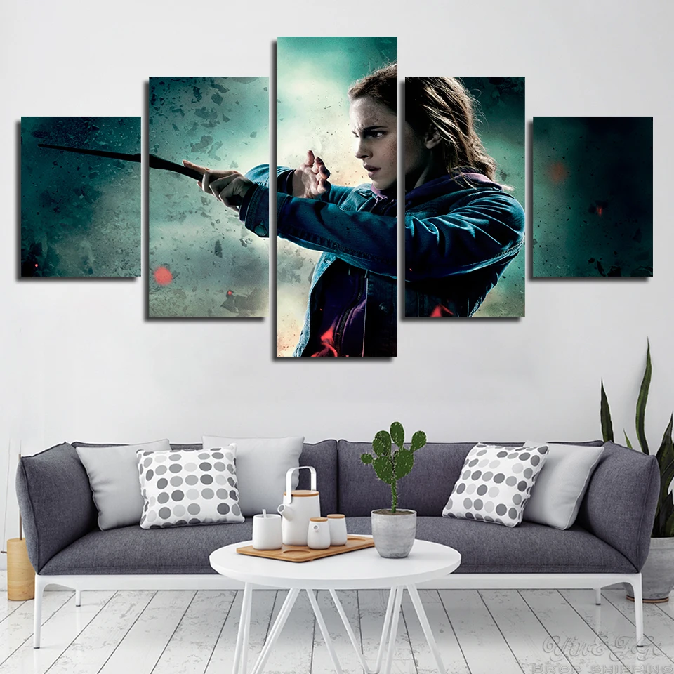 

Wall Art HD Modern Printed Movie Pictures Harry Potter Canvas Home Decoration Modular Painting Frame For Children Room Artworks