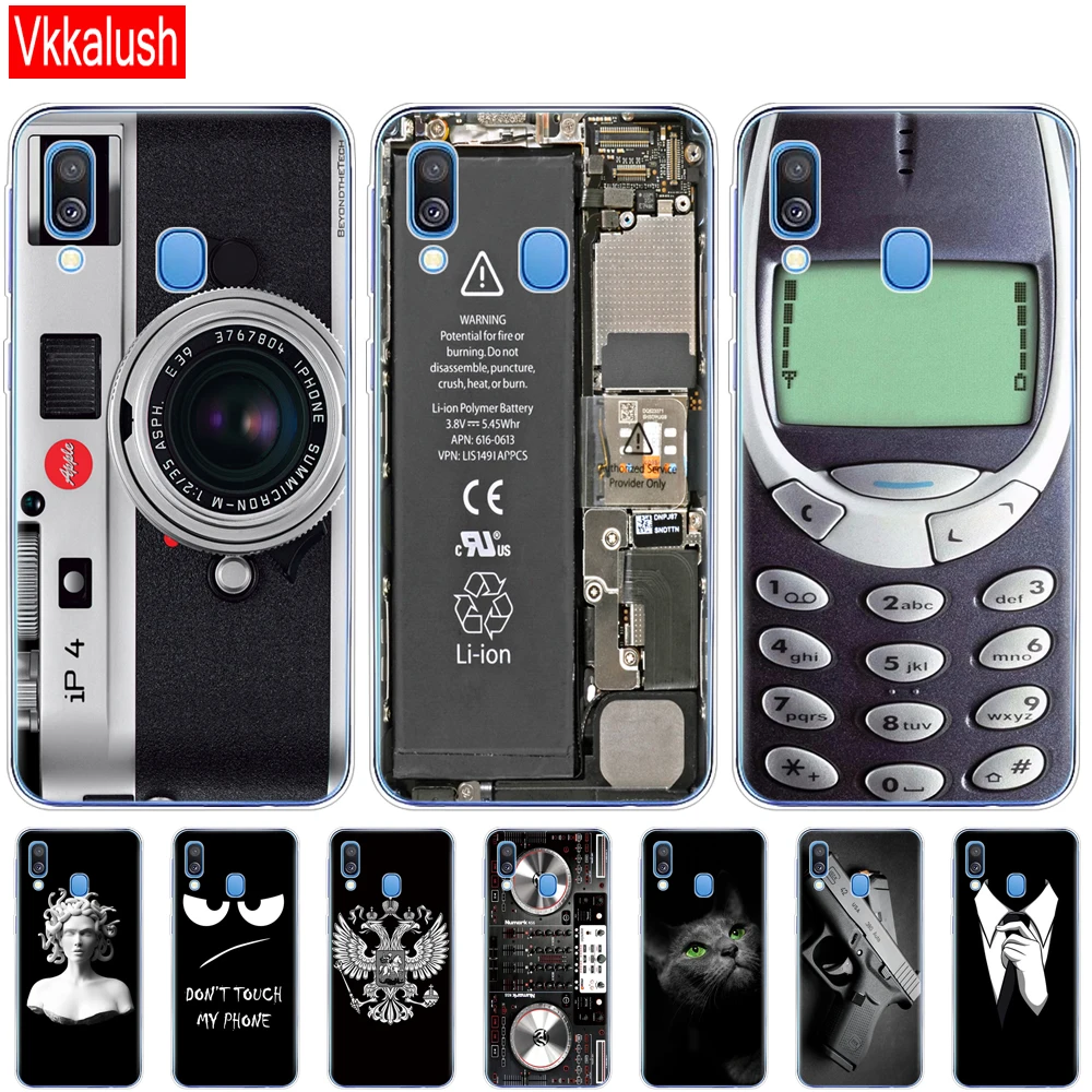 Цветной чехол для телефона samsung A40, Мягкая силиконовая задняя крышка, чехол для телефона samsung Galaxy A40 A405 SM-A405F A405F, мультяшный аниме