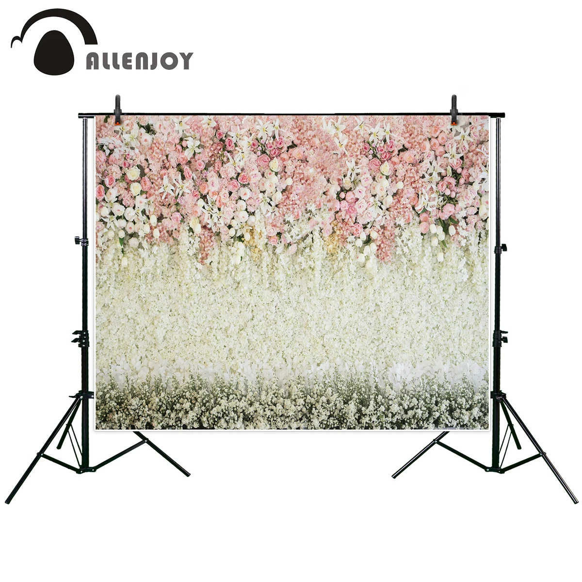 

Allenjoy photography theme background wedding lovely Texture Tabebuia rosea pink fallen flower natural children photo props