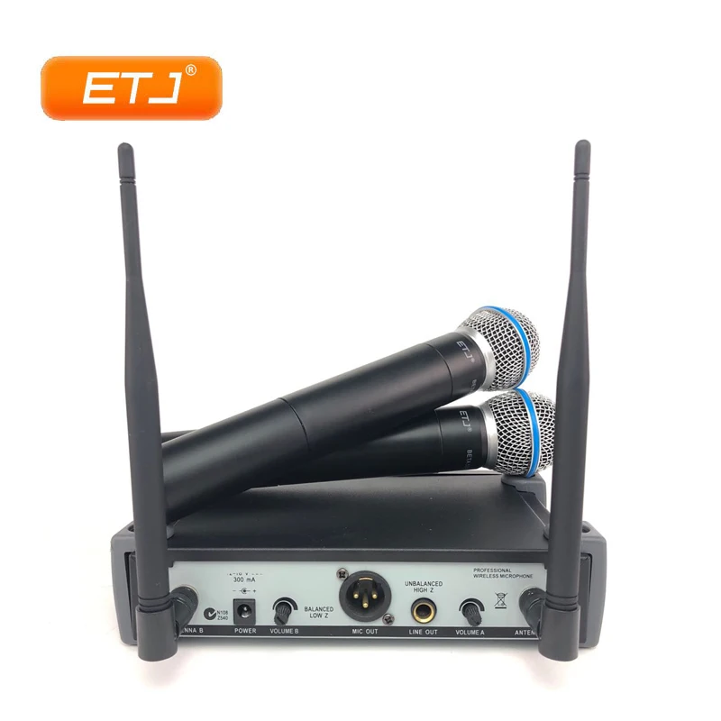 SLX24 2 Передатчик профессиональный беспроводной микрофон SLX242 Beta58 приемник