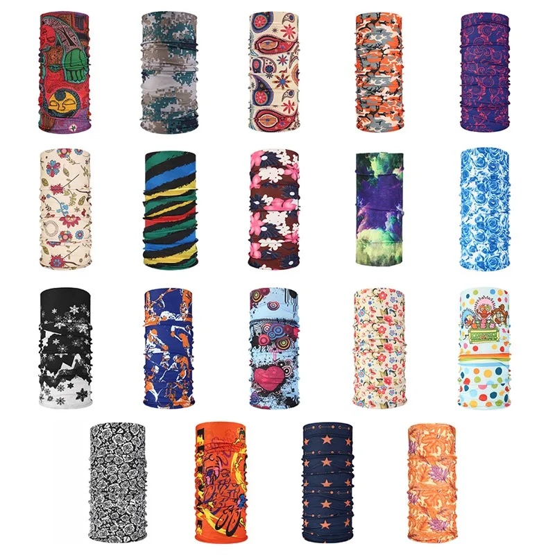 

Outdoor Climbing Cycling Skiing Fishing Windproof UV Protection Camouflage Bandana Face Mask Neck Scarves Wraps Headwear
