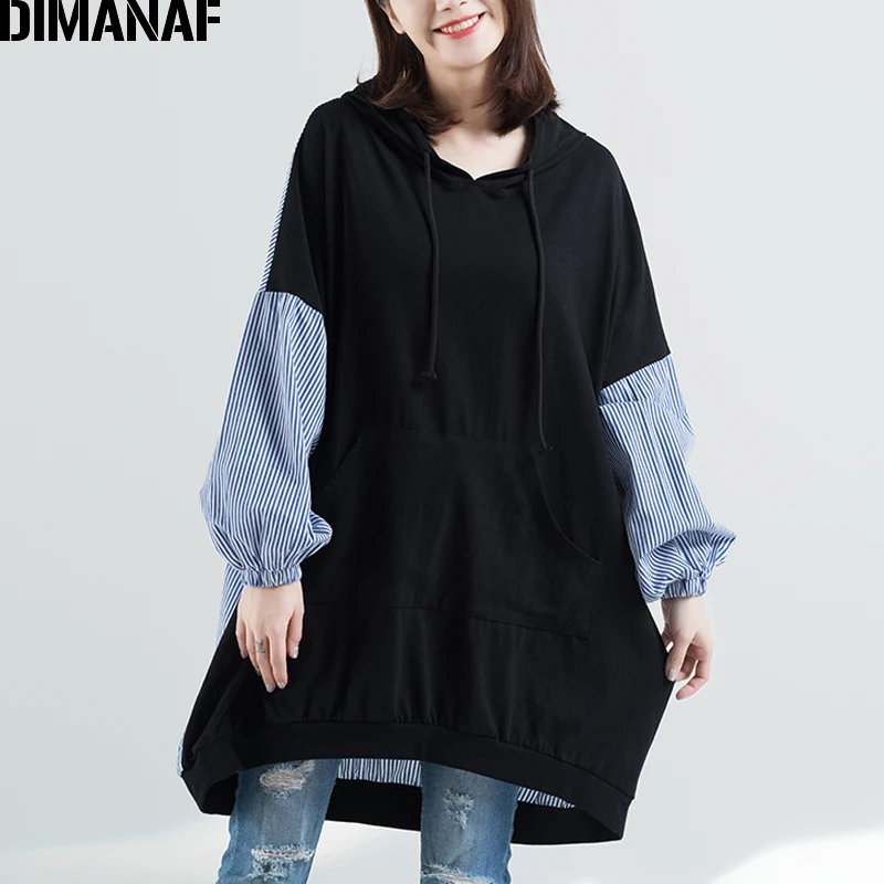 Lace Girl 2018 New Loose Pullover Falre Sleeve Spring