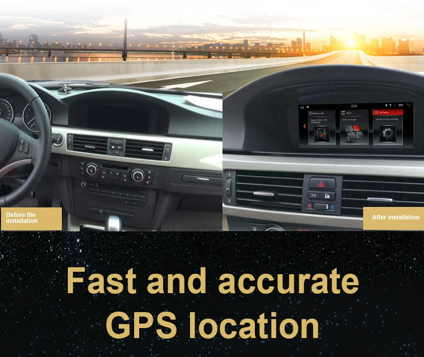 5 Koason Android Auto GPS Stereo for BMW E60 3 series CIC 2009-2010