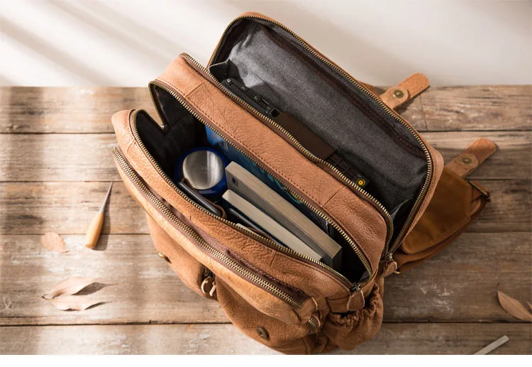 homens Marrom bolsa de ombro homens couro