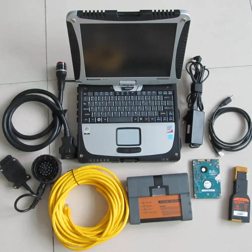 Диагностический ПК с ноутбуком cf19 2019 07 в 500 Гб hdd ista expert диагностический