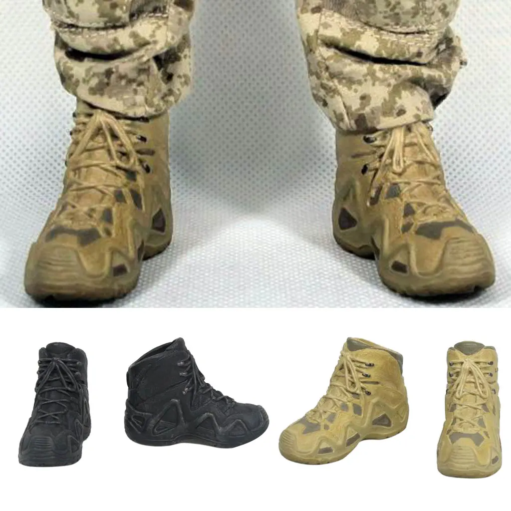 1//6 Scale Army Combat Boots Shoes Fit 12 inch Male Action Figure Accessories