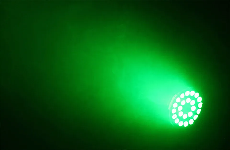24x18 Вт RGBWA + UV 6in1 DMX светодиодный Par de Lujo los dere dj iluminacion rgbwa uv llevo luz la igualdad DJ dmx luz|par led|led
