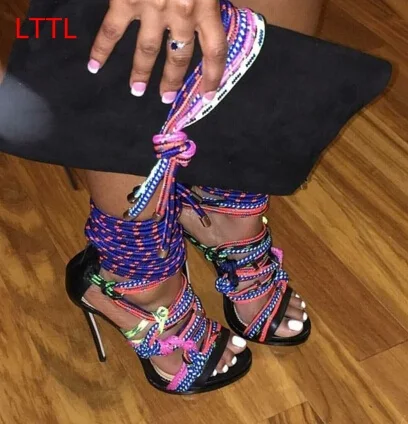 string lace up heels