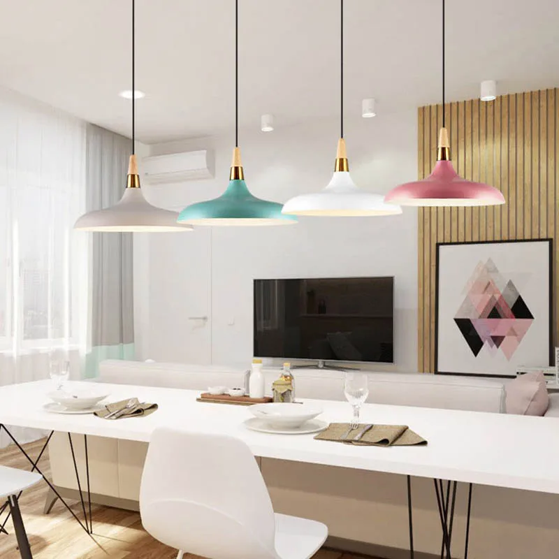 

Pendant Light E27 Lamp Hanging Lamp LED Hanglamp Vintage Loft Pendant Lamps Aluminum Suspension luminaire