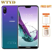Doogee n10 3 gb ram 32 gb rom octa-core android 8.1 4g telefone móvel 5.84 16.16.16.0mp câmera frontal 3360 mah face desbloquear smartphone