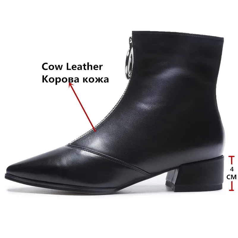 Moto Bout Chaussures Noir Marque Épais Femmes De blanc Hauts Métalliques Fedonas Pointu Boucles Martin Femme Bottines Talons Bottes Parti Punk 0wOPN8nkX