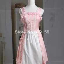 Милая розовая хлопковая Лолита без рукавов