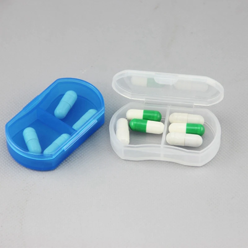 

Pill Cases Medicine Storage Mini Plastic Pill Box Tablet Sorter Containers Travel Organizer Foldable Portable Refillable Bottles
