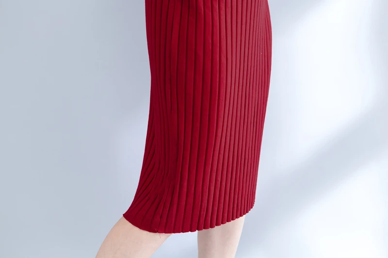 Women Autumn Long Dresses Knitted Clothing Korean Female Sweater Dress 2018 New Long Sleeve Fall Clothing CH794 (12)