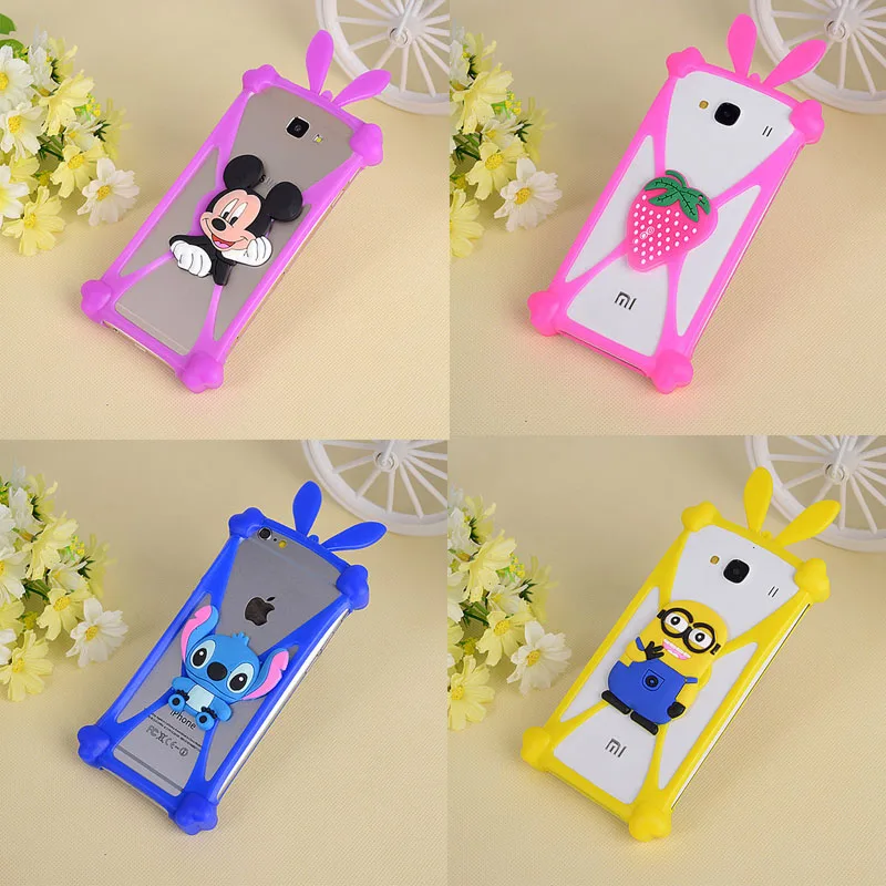 

3D Cartoon Phone Silicone soft Case Cover For Huawei Ascend Y 5II Y300 Y3 Y3C Y360 Y330 Y511 Y516 Y520 Y540 Y550 Y5 Y560 Bumper