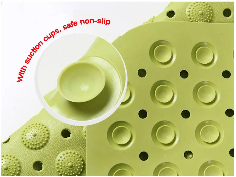 Мягкий TPR резиновый нескользящий детский безопасный коврик для ванной, противоскользящий и антибактериальный