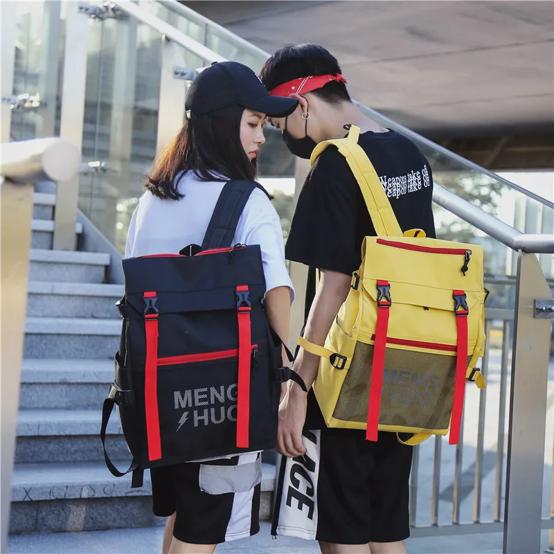Menghuo Women Laptop Backpack Male School Backpacks Net Rucksacks Leisure for Teenager Travel Women Shoulder Mochilas School Bag (44)