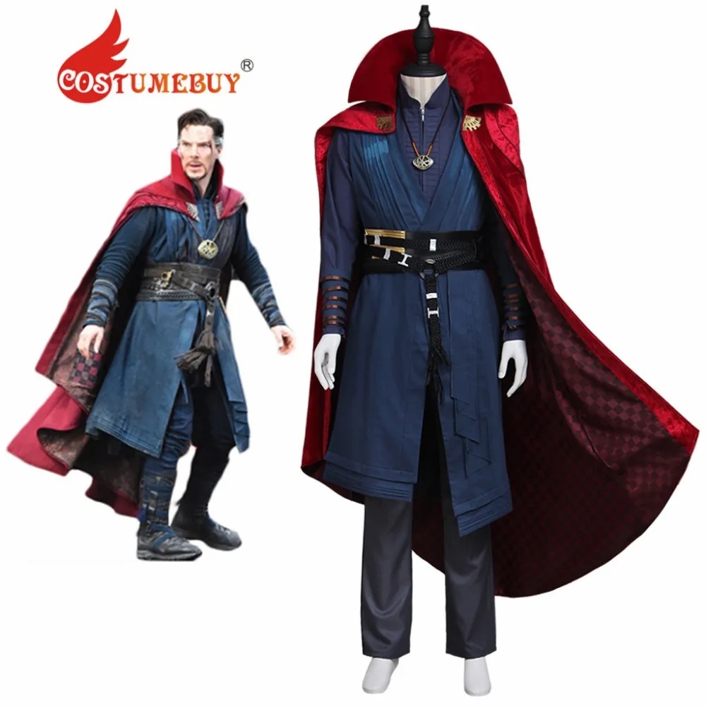 CostumeBuy Доктор Стрэндж костюм Мстители доктор д-р. Стивен Винсент Стрендж Бенедикт камбербэтч мужская версия костюм L920