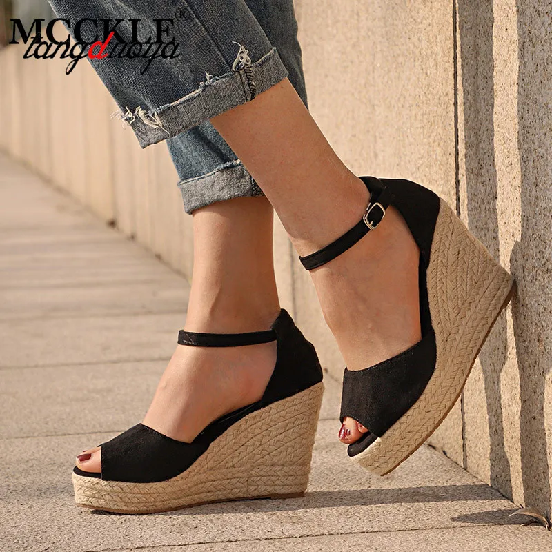 women platform sandals wedge heel shoes woman sandals high heels platform shoes wedge ladies shoes sandalia feminina plataforma
