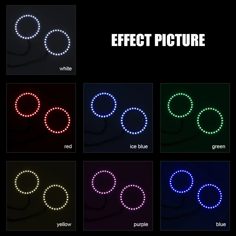 Комплект автомобисветильник светодиодных ламсветильник EURS (TM) 5050 RGB 5 Вт лм 10 14 в 80