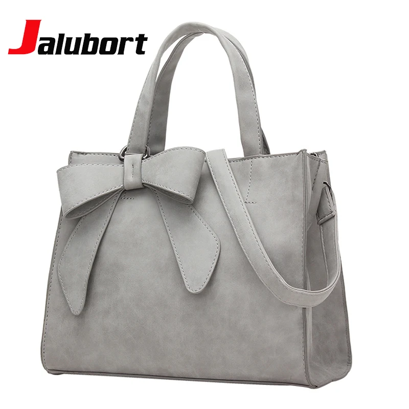 

Jalubort Women Vintage Shoulder Bag Female Causal Bow Handbags Lady Daily Shopping Crossbody Bag Bolsa Feminina Marca Famosa