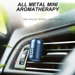 Автомобильный воздушный выход пухленькая ароматерапия Металлический Мини Ароматерапия автомобильный очиститель воздуха Освежитель