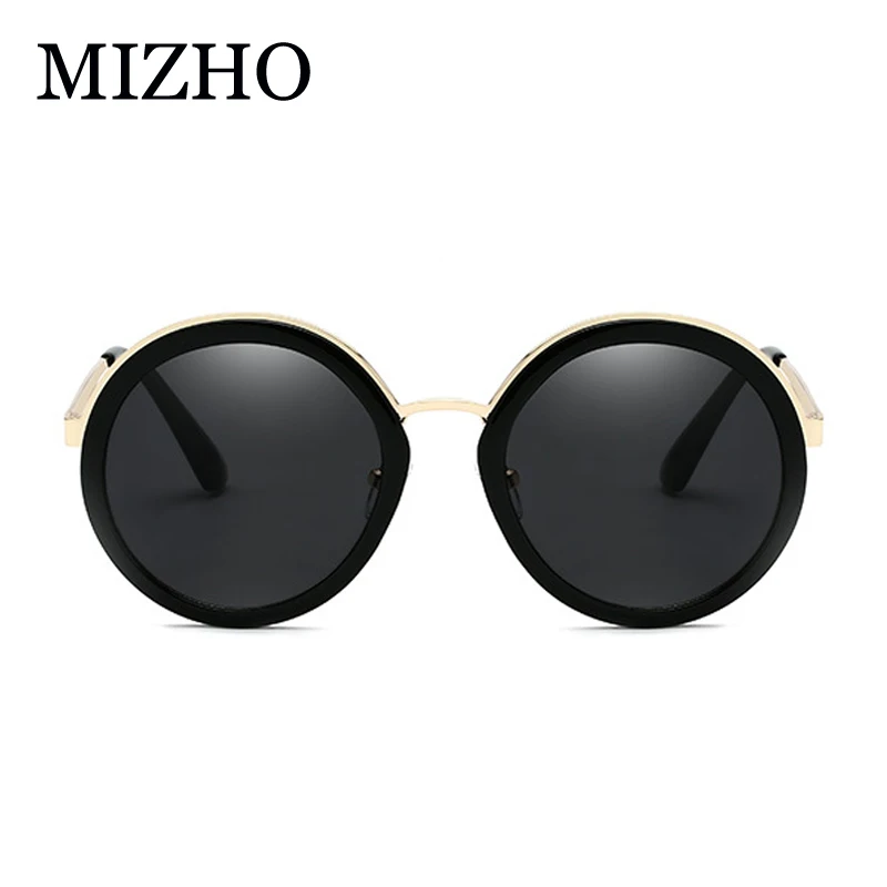

MIZHO Festival Metal Frame Eyewear Gradient Round Sunglasses Women Brand Designer High Quality UV400 Silver Sun Glasses Mujer