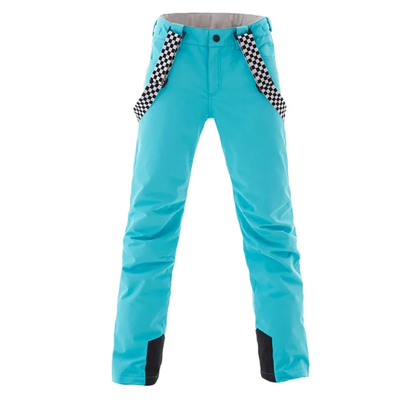 Женские лыжные брюки сноуборд брюки зимние женские уличные ветронепроницаемая Водонепроницаемая теплая брюки зимние штаны сноуборд брюки - Цвет: Синий