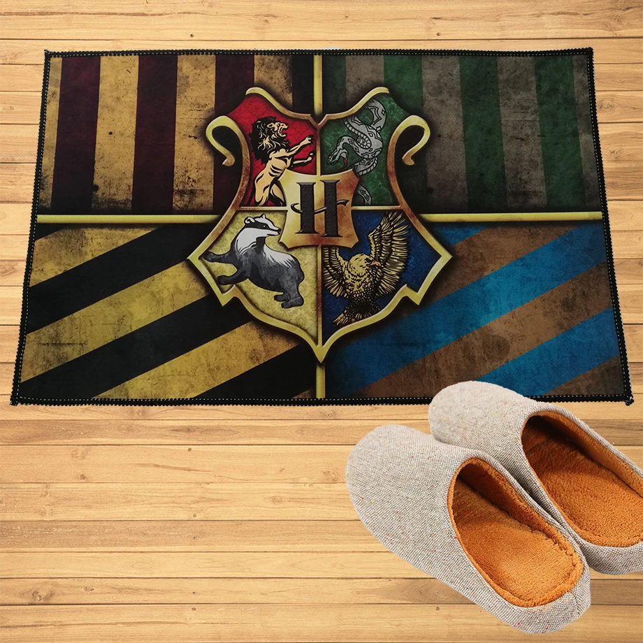 

Harri Potter School Doormat Mats Hallway Doorway Bathroom Bedroom Kitchen Rugs Floor Mats Carpet Boys Girls Kids Gift
