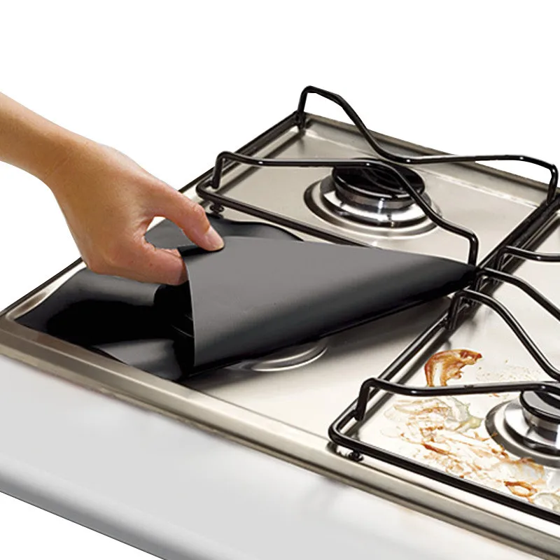 

1Pcs Gas Stove Cooker Protectors Cover/Liner Clean Mat Pad Gas Burner Covers Stovetop Protector Kitchen Accessories