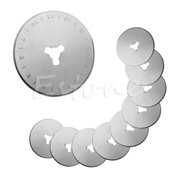 

F85 10Pcs 28MM Rotary Cutter Refill Blades Sewing Quilting Fits For Olfa For Fiskars