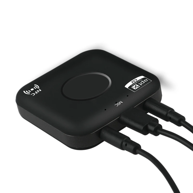 Dehyaton B7 плюс Bluetooth 4,2 приемник CSRA64215 Беспроводной приемник аудио адаптер APT-X NFC CVC6.0 Встроенный микрофон AUX Out