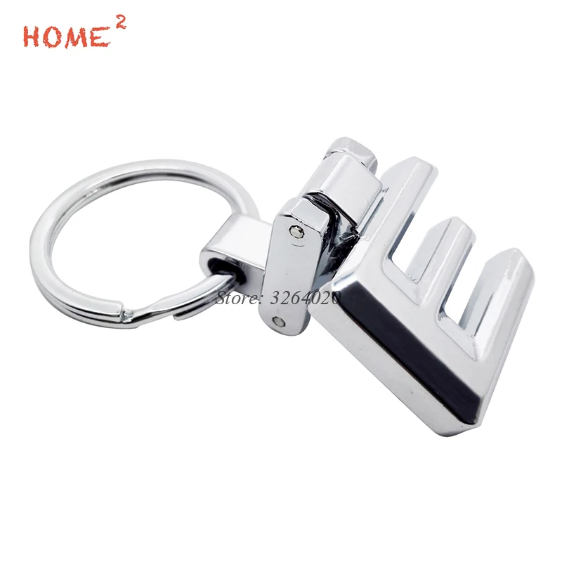 High end Car Keychain Auto Styling Stainless Steel Keyring Key Holder