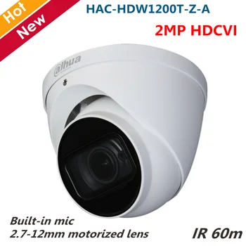 

Original 2MP HDCVI Camera HAC-HDW1200T-Z-A Built-in mic 2.7-12mm Motorized lens Videocam Security camera Survillance camera