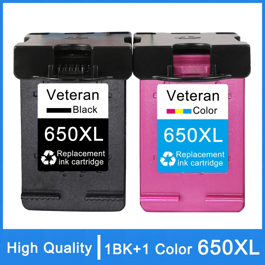 Ветеран 650XL Замена для hp картридж 650 чернильный Deskjet 1015 1515 2515 2545 2645 3515 3545 4515 4645 |