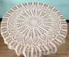 Luxury Cotton Crochet tablecloth Table cloth towel round lace white handmade tea coffee Table Cover home Christmas wedding decor ► Photo 3/5