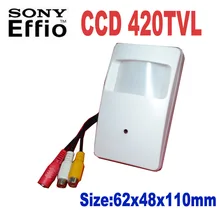 420TVL Pir Motion Detector mini ccd Camera for Sony CCD mini camera mini PIR Camera Support audio output Built-in microphone