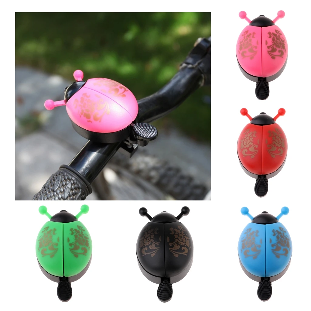 

Beetle Ladybug Bug Ring Bicycle Bell for Kid Children Adult Cycling Bike Ride Alarm Mountain Bike Trumpet Horn Handlebar 21-23mm