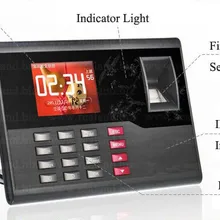 TCP/IP отпечаток пальца время посещаемости TFT Время рекордер часы системы A-C121