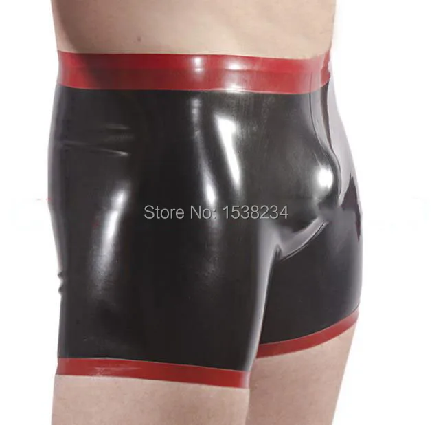 Latex Man Boxer With Trims Skinny Latex Underwearin Boxers from