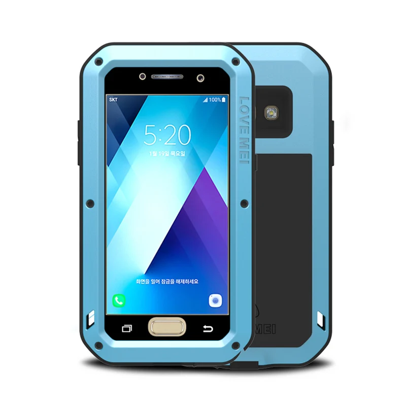 imágenes para Para Samsung Galaxy A3 2017 Caso A320 Dirt Prueba de Golpes de Metal armadura de Cubierta Cajas Del Teléfono para la Galaxia A5 A520 360 Gorilla Glass escudo imágenes para Para Samsung Galaxy A3 2017 Caso A320 Dirt Prueba de Golpes de Metal armadura de Cubierta Cajas Del Teléfono para la Galaxia A5 A520 360 Gorilla Glass escudo