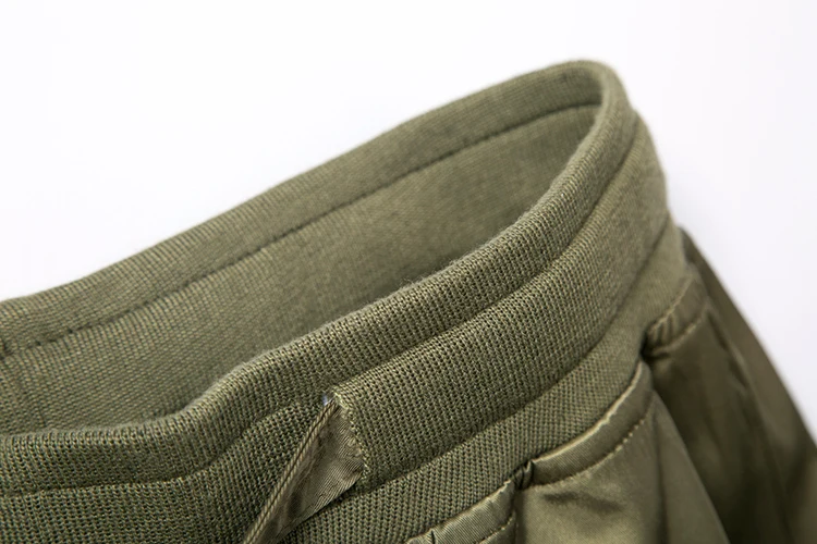 gym joggers for men Black Nylon Snap Cargo Pants Mens Urban Streetwear Punk Hip Hop SweatPants Men Straps Buttons Velcro Strap Closure Trousers mens running pants