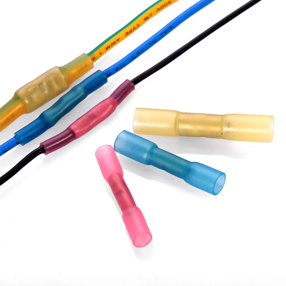 

200pcs Electrical Waterproof Heat Shrink Wire Connectors Assorted Crimp Terminals Set LB88