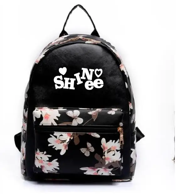 

new Leisure pu backpack shinee jong hyun The same paragraph Girls Mini models Korean backpack College Wind schoolbag