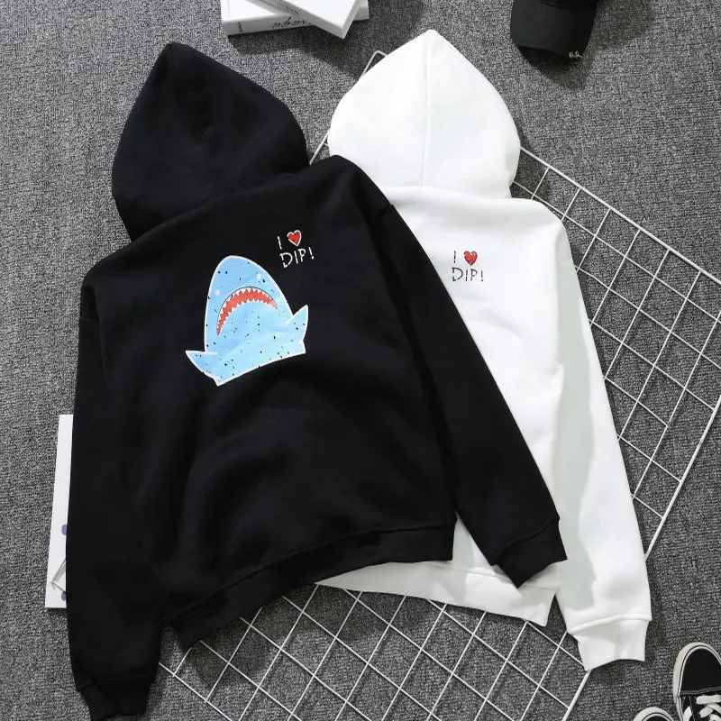 2018 Fashion Autumn Winter Harajuku Print Pullover Thick