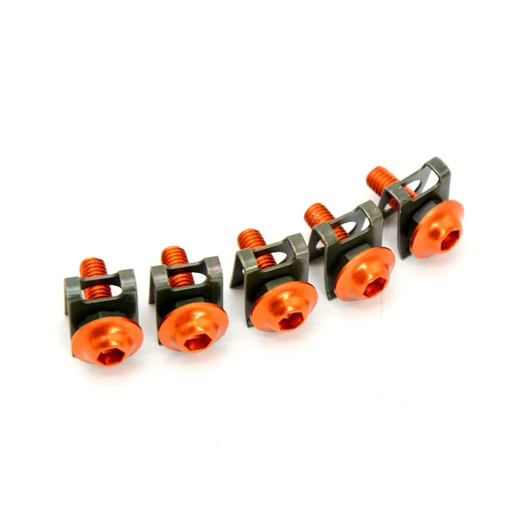 

Universal 5pcs from the body of the motorcycle fairing screw fastener clips sportbike screws For KTM 640 LC4 Supermoto Duke 125